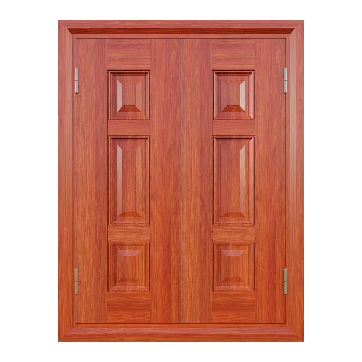 Cửa sổ thép vân gỗ 2 cánh hiện đại mã A.CS1.2 từ Alumax