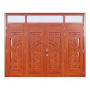Cửa Thép Vân Gỗ 4 Cánh Cân | Mã A44-K.02H