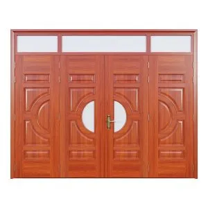 Cửa Thép Vân Gỗ 4 Cánh Cân | Mã A44-K.02HK