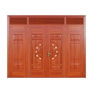 Cửa Thép Vân Gỗ 4 Cánh Cân | Mã A44-NC.15