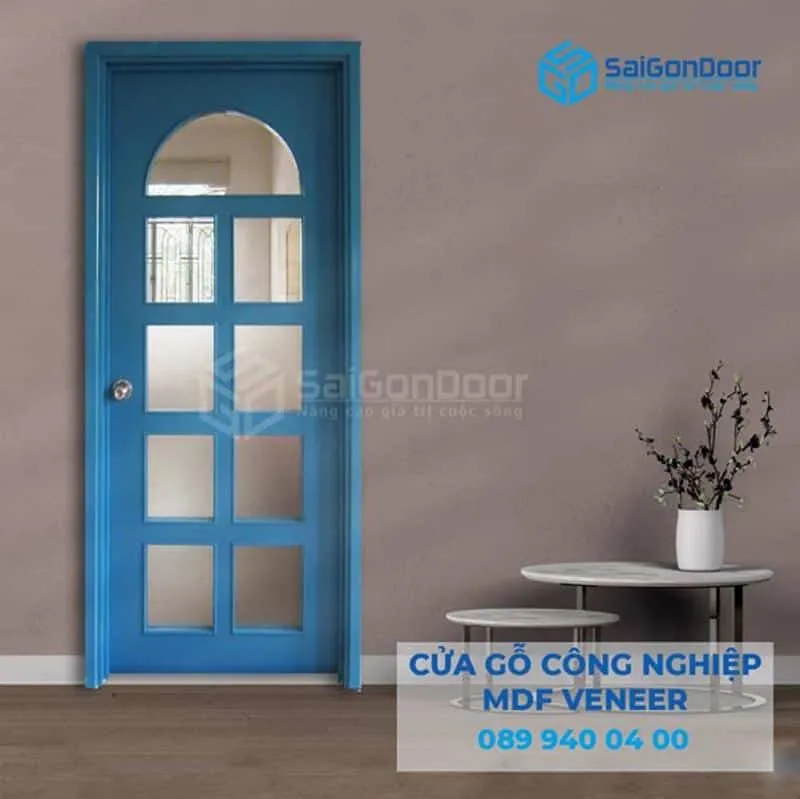 Cửa gỗ MDF Veneer với chi phí hợp lý, thẩm mỹ cao