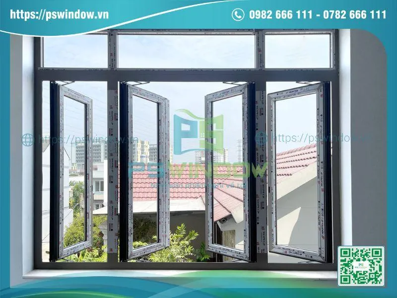 Mẫu cửa sổ nhôm Maxpro đẹp