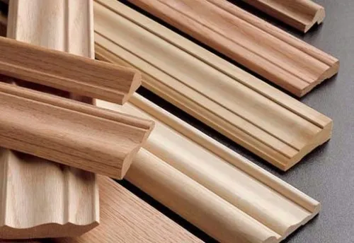 Mẫu nẹp chỉ cửa gỗ tự nhiên trang trí cho khuôn cửa