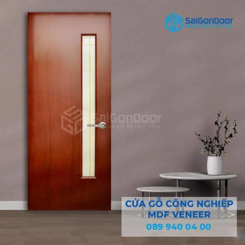 Cửa gỗ công nghiệp MDF Veneer an toàn, thân thiện môi trường